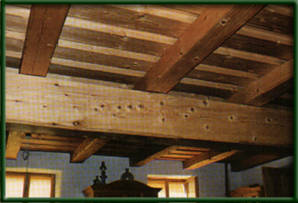 Holzdecke